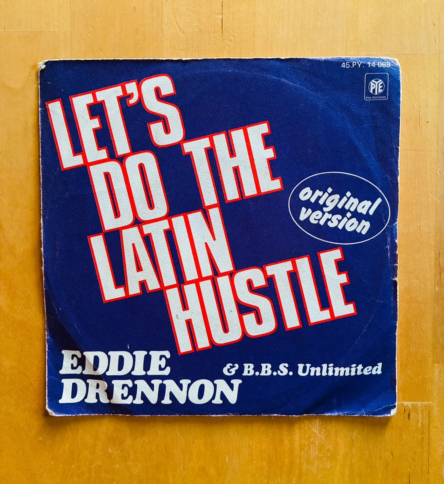 Disque vinyle 45T Eddie Drennon & BBS Unlimited.